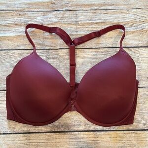 Victoria's Secret Red T-Back Bra with Molded Cups